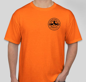 Blaze Orange TrapShed T-Shirt - TrapShed Supply Co.