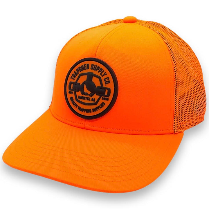 TrapShed Blaze Rubber Logo Hat - TrapShed Supply Co.