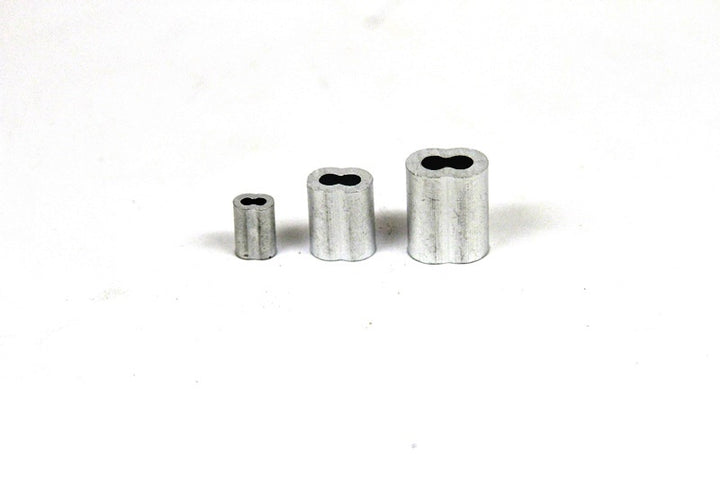 Aluminum Double Ferrules - TrapShed Supply Co.