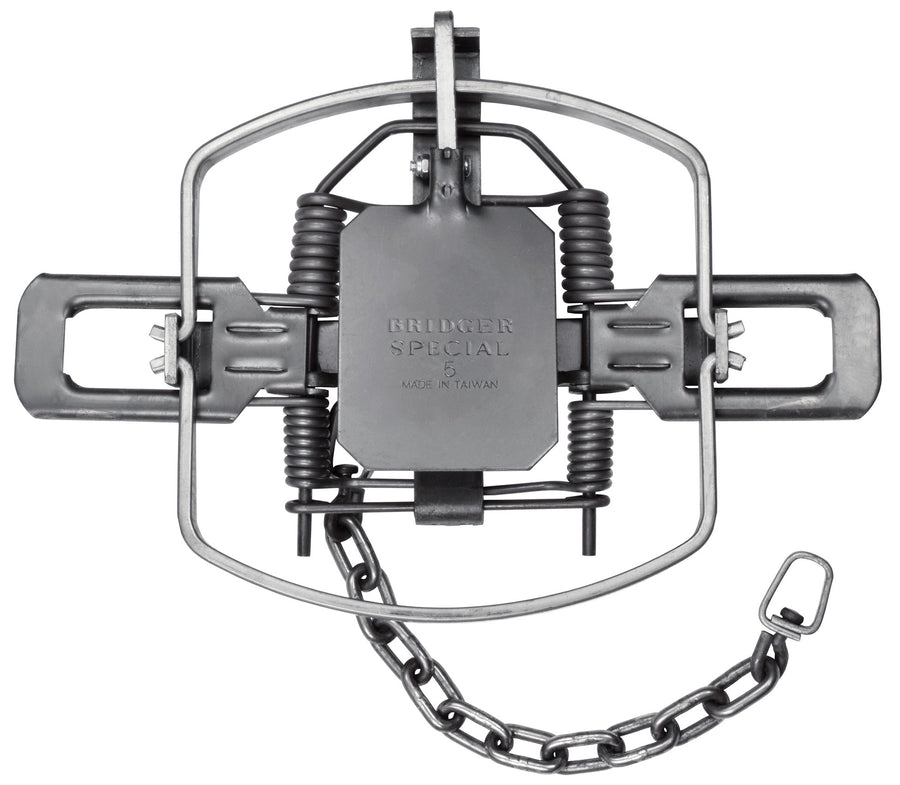 Spring Trap Ring Bridger #5 Coil Spring Trap - Regular Jaw – TrapShed Supply Co.