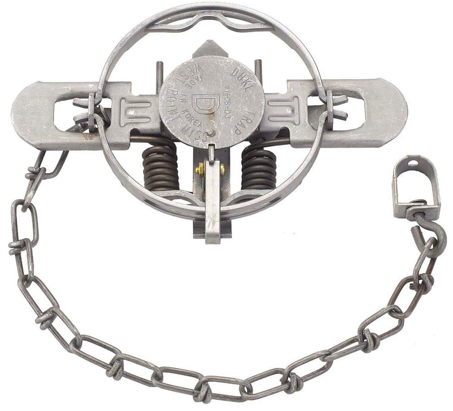 Duke 0502 Coil Spring Trap, Square - Jaw, #4 CS 4X, 6.5 Jaw Spread - 502