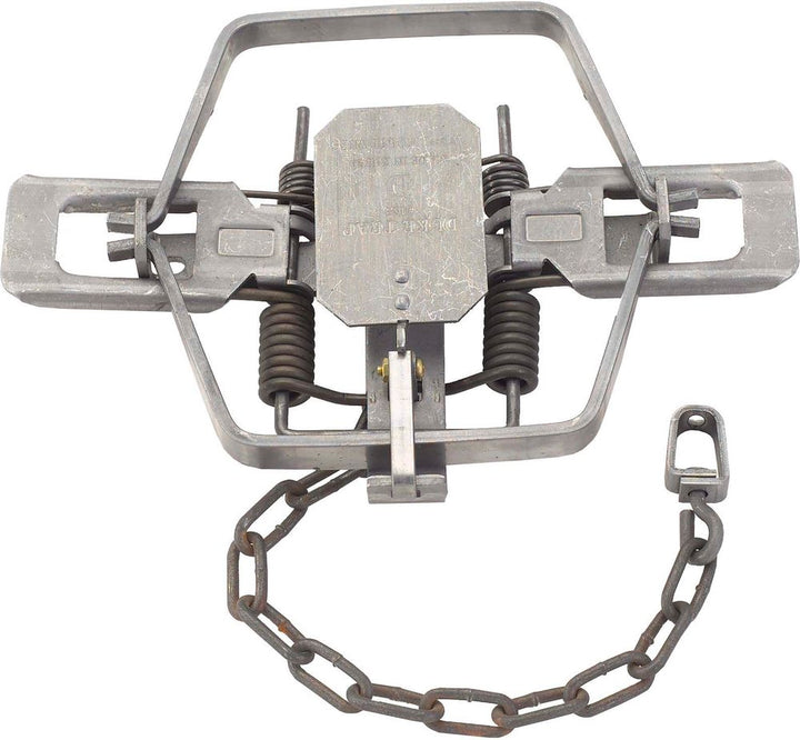 Duke #4 Coil Spring Trap - 4 Coil Closed Square Jaw - TrapShed Supply Co.