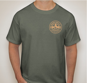 Fatigue Green TrapShed T-Shirt - TrapShed Supply Co.