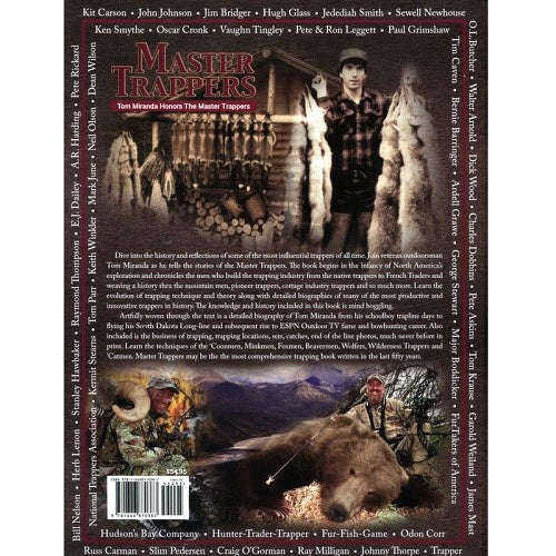 Master Trappers by Tom Miranda - Back Cover