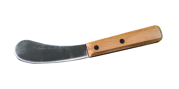 Wiebe Two Handle Fleshing Knife 12 – Trapper Art's Supply