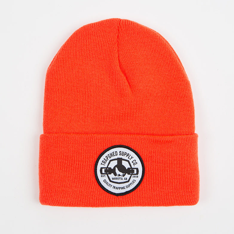 Winter Patch Hat Blaze Orange - TrapShed Supply Co.
