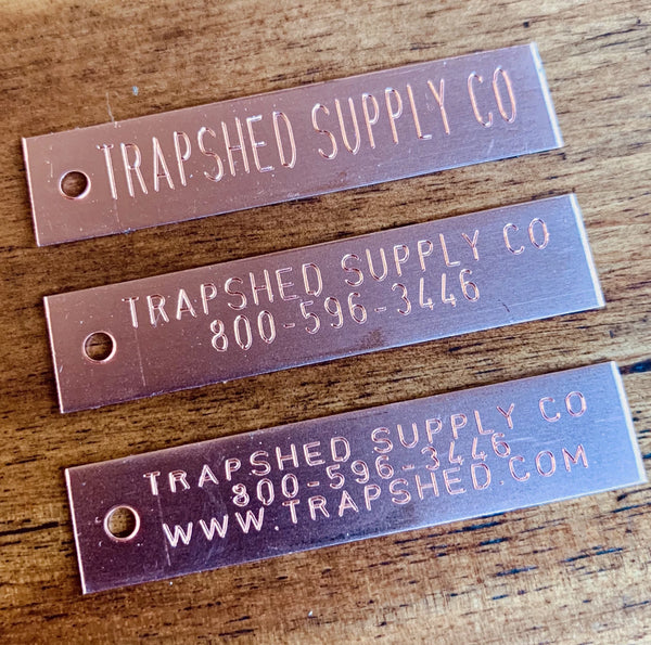 Copper Trap Tags – Single Hole – Schmitt Enterprises, Inc.